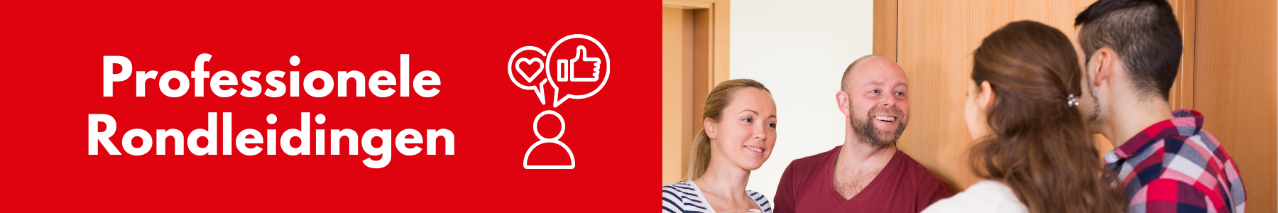 Professionele rondleidingen bij verkoop woning